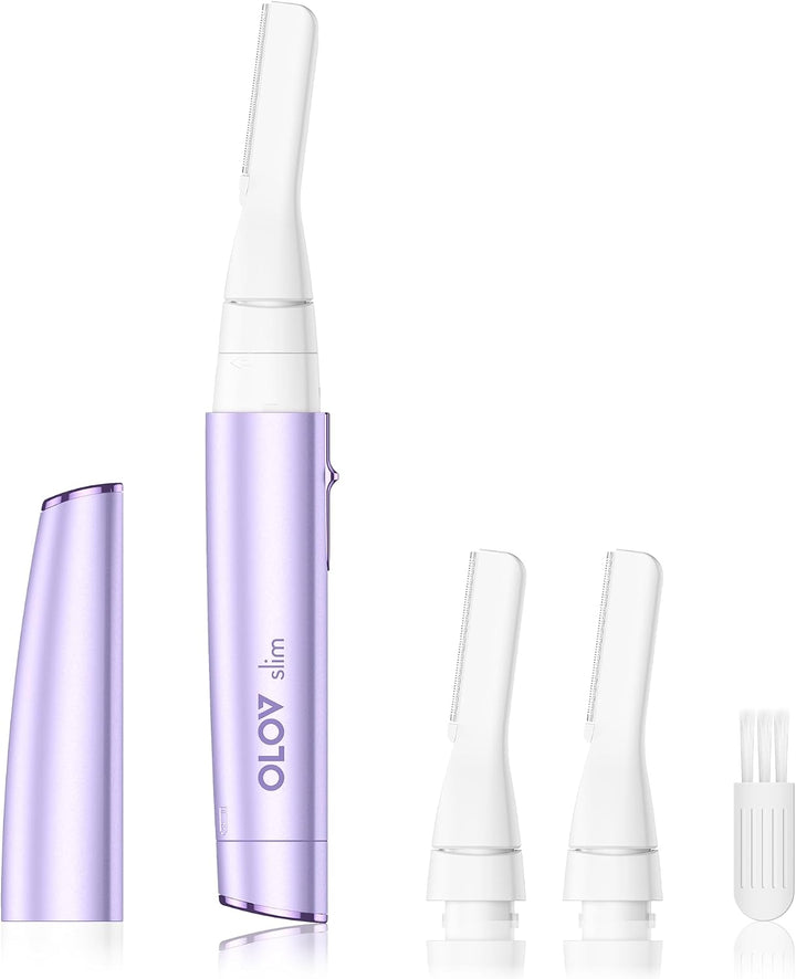 OLOV slim Depilación facial para mujeres, recortadora de cejas sin...