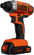 Taladro Black & Decker (BDCI20C) de batería de litio, 20 V máximo