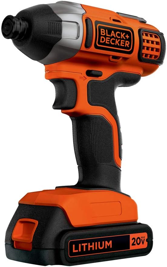 Taladro Black & Decker (BDCI20C) de batería de litio, 20 V máximo