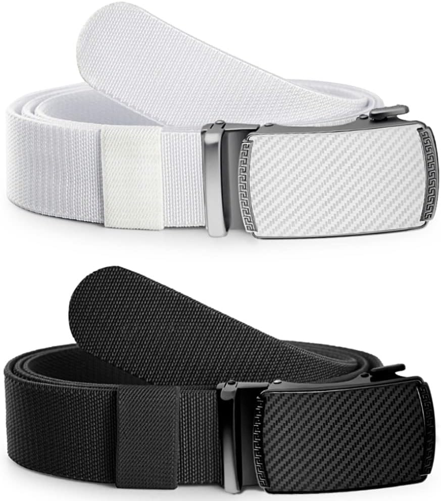 DOOPAI Cinturón para Hombre, cinturones de golf elásticos para homb...