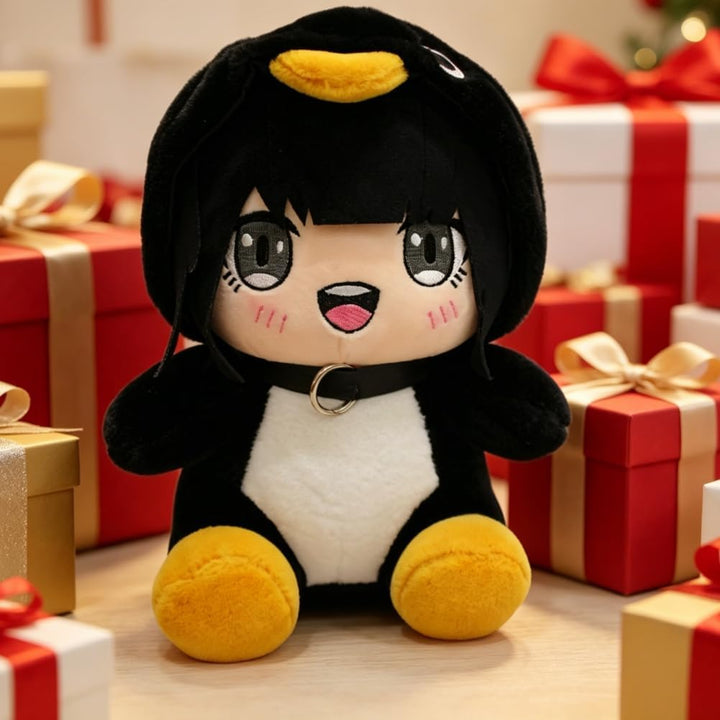 BXCH Gugugaga - Almohada de felpa de pingüino para fanáticos y amig...