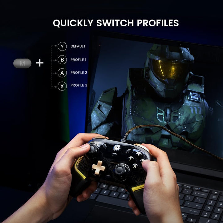 GameSir Kaleid Flux Enhanced Wired Controller for Xbox, RGB Lightin...