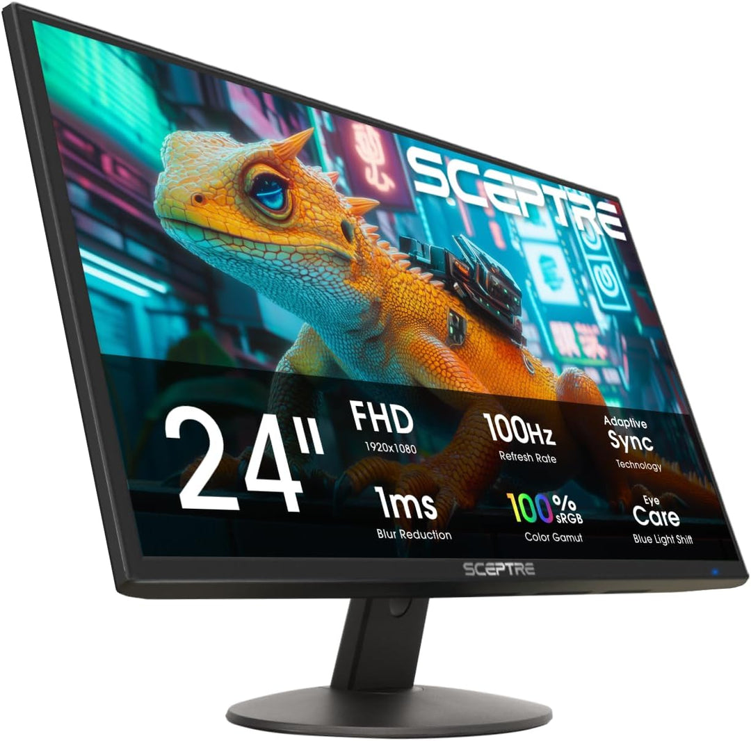 Sceptre Prime Monitor de 24 pulgadas 100Hz 100% sRGB HDMI x2 VGA Al...