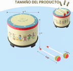 Tambor Tom de piso para niños