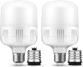 Lámpara L LOHAS LED Bombillas superbrillantes, bombilla LED de garaje E26 de alto