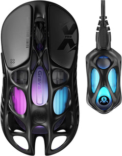 GravaStar Mercury X Pro Ratón Inalámbrico para Juegos, Viene con Do...