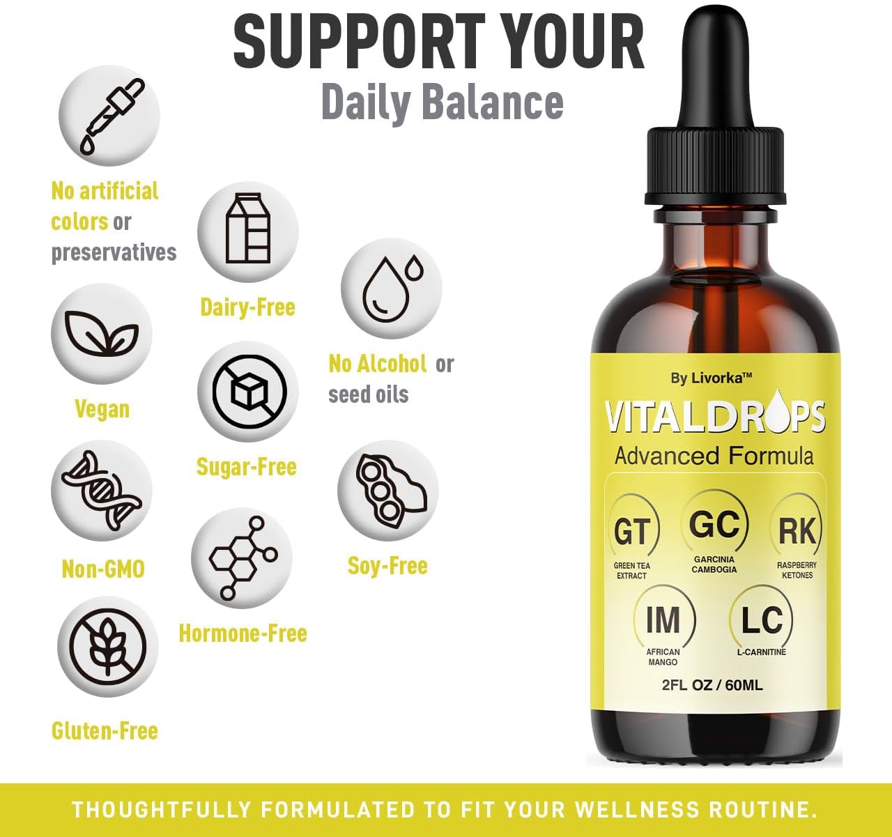 Vital Drops - Fórmula avanzada oficial de Vital Drops, suplemento l...