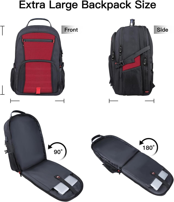 ANTERK Mochila extra grande, mochila para portátil de viaje, mochil...