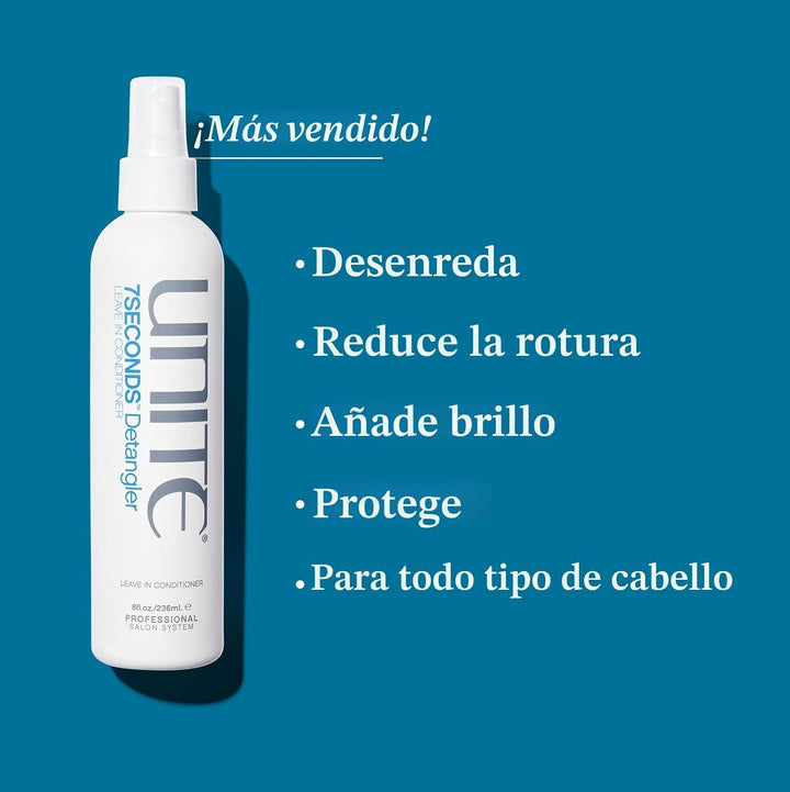 UNITE Hair 7SECONDS Detangler Leave-In Conditioner Spray for Frizz...