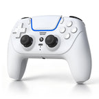 Controlador inalámbrico MOOGOLE compatible con PS5, PC, MAC y móvil - Blanco