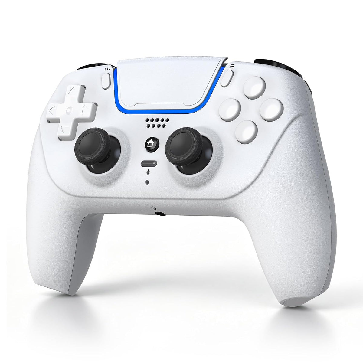 Controlador inalámbrico MOOGOLE compatible con PS5, PC, MAC y móvil - Blanco