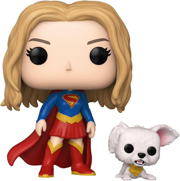 Funko Pop! &amp; Buddy: Supergirl - Supergirl with Puppy Krypto - C...