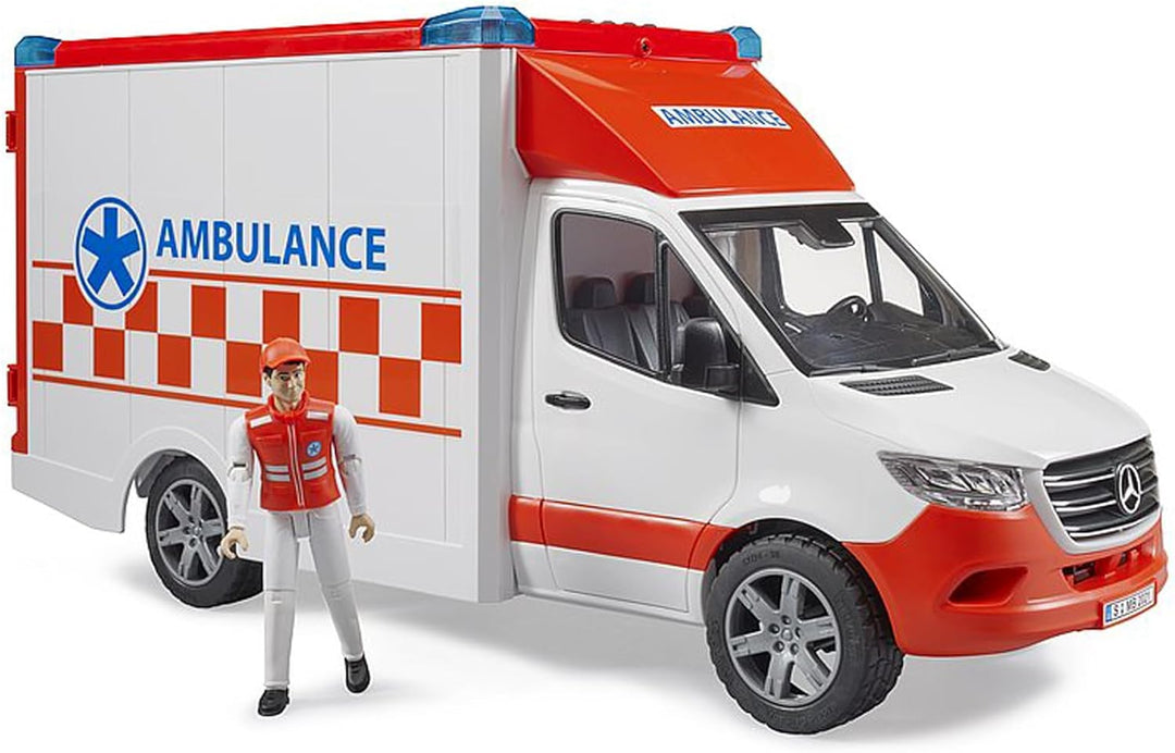 Bruder 02676 MB Sprinter Ambulancia con controlador y
