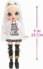 Rainbow High Jr High - Series 2 Amaya Rain - Muñeca de moda de 9 pulgadas con accesorios de diseño y mochila que abre y cierra. Gran regalo de juguete para niños de 6 a 12 años y coleccionistas