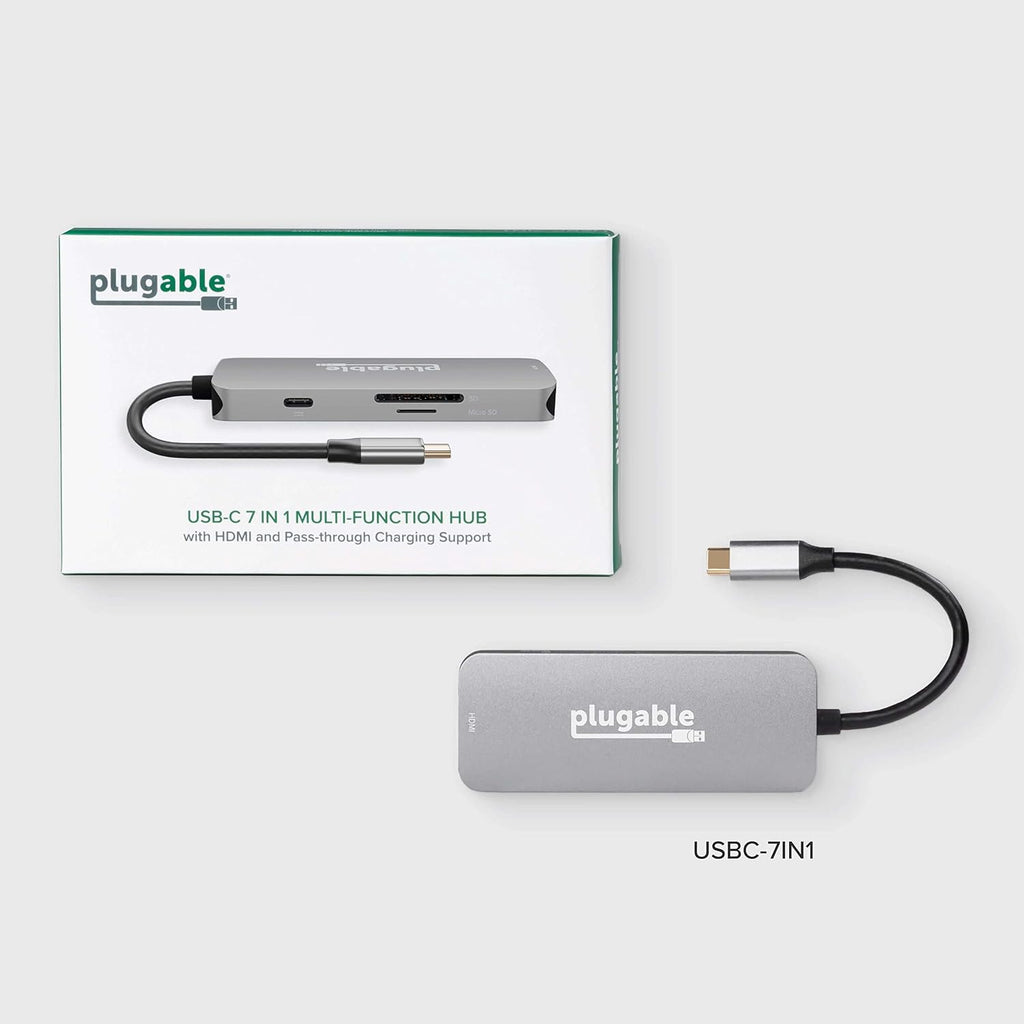 Plugable, USBC-7IN1, hub USB 3.0