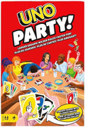 Mattel, ¡Juego de cartas UNO para fiestas! ¡Grupos más grandes! ¡Reglas más salvajes! ¡Diversión más rápida!