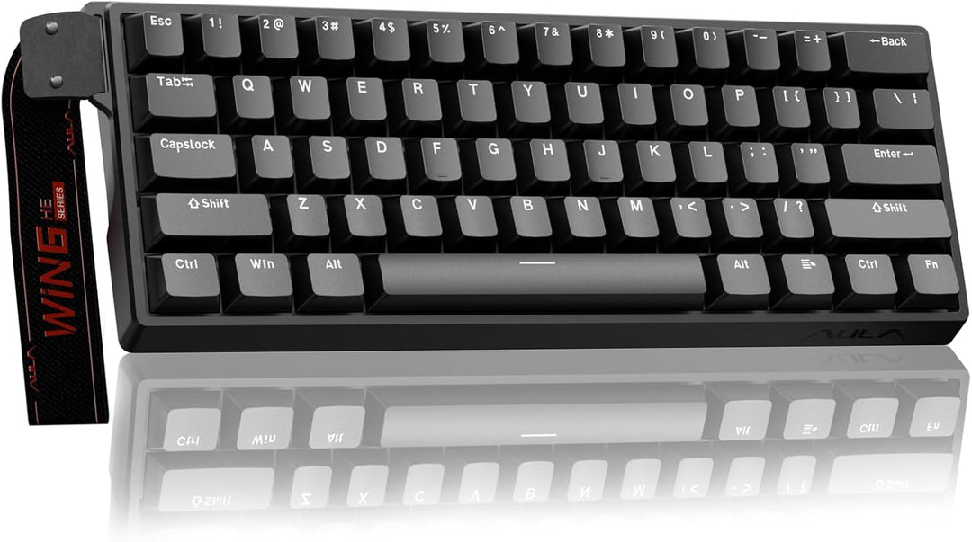 Aula WIN60 HE - Teclado mecánico para juegos 60% con cable, interru...