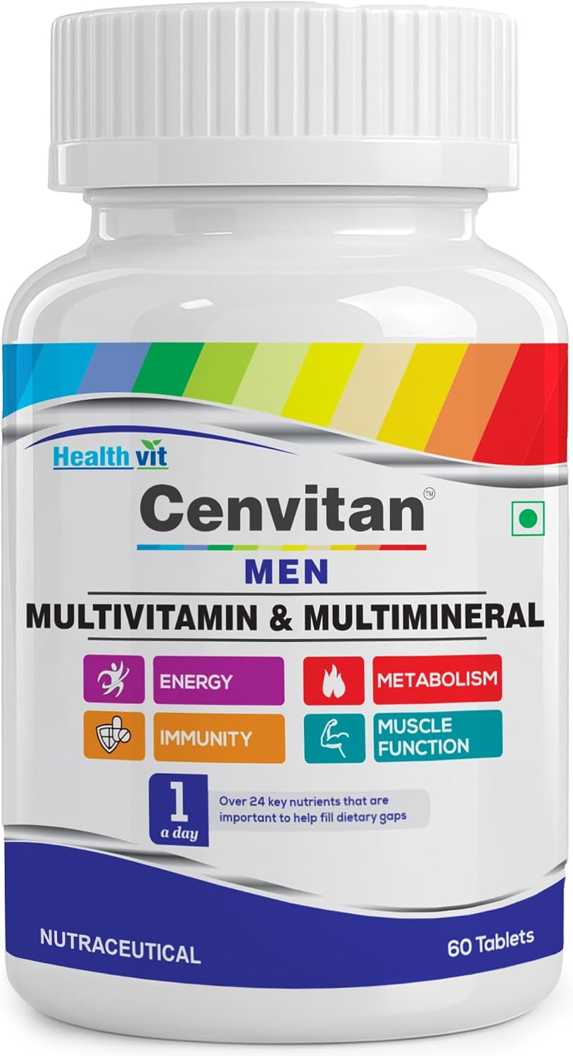 Healthvit Cenvitan Hombres Multivitaminas y Multiminerales Tabletas...