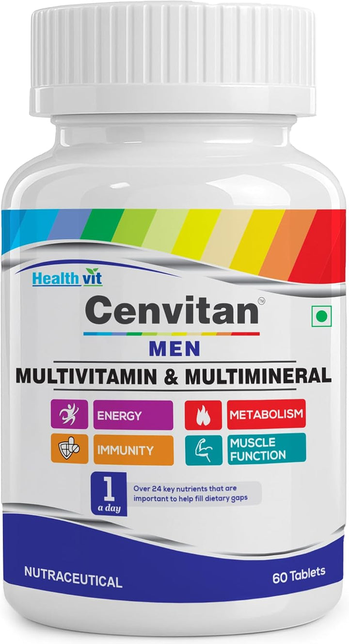 Healthvit Cenvitan Hombres Multivitaminas y Multiminerales Tabletas...