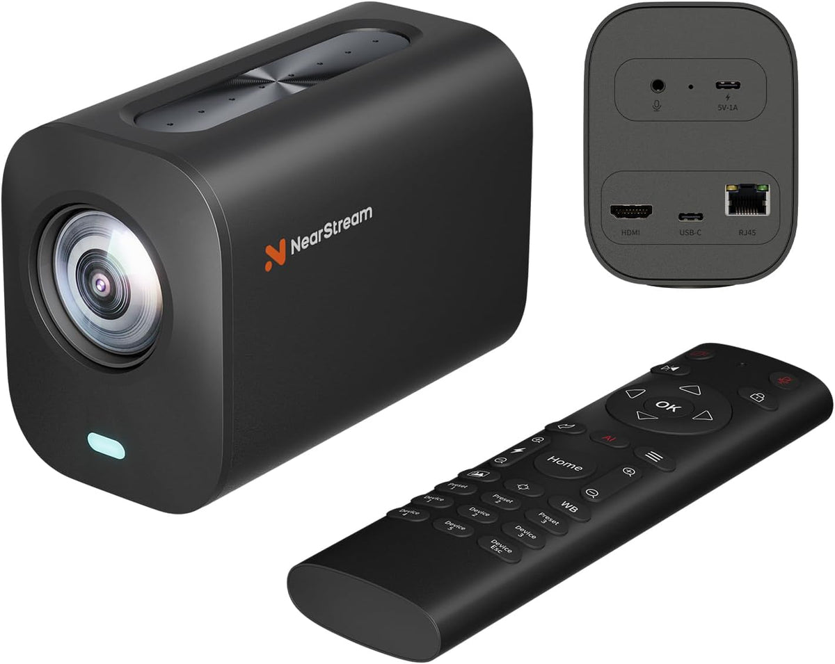 NearStream VM20 4K Streaming Camera con 40X Hybrid Zoom y Remote Control