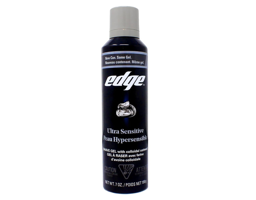 Edge Gel de afeitado ultra sensible, sin fragancia, 7 onzas (paquet...