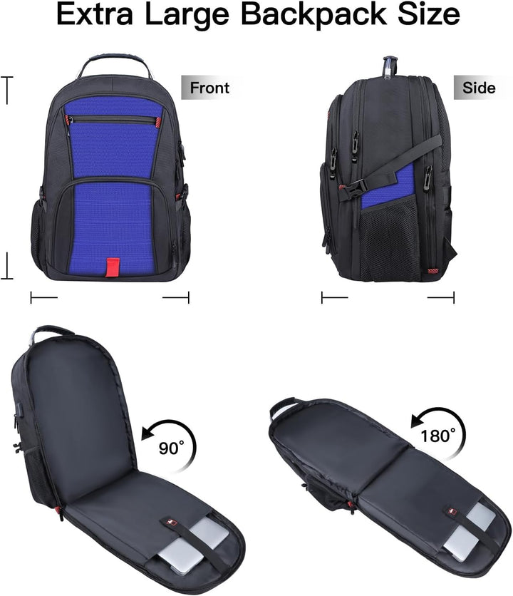 ANTERK Mochila extragrande, mochila de viaje, mochila resistente TS...