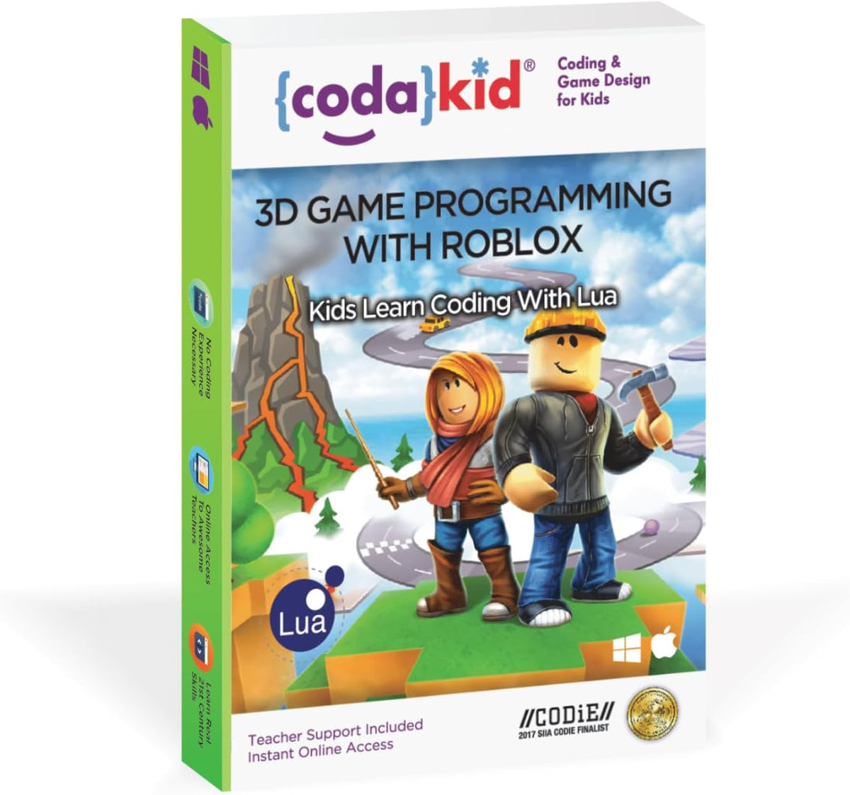 CodaKid Roblox Coding Box para Kids - Game Design & Lua Programming Activity, Ages 9+ - Includes 12 Months Access & Online Mentor Support