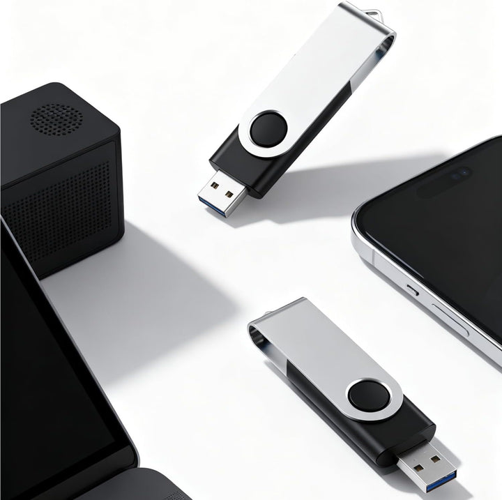 Paquete de 5 unidades de 128GB unidad flash USB con adaptador tipo...