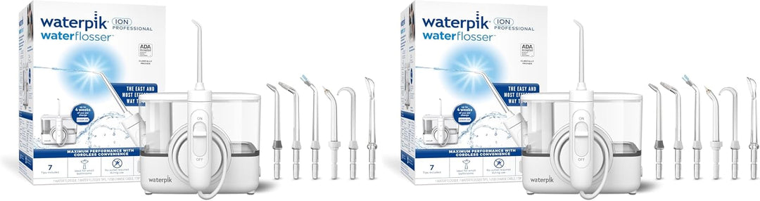 Waterpik ION - Irrigador dental profesional, recargable y portátil...