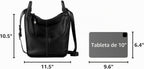 The Sak Bolso cruzado Los Feliz - Bolso de cuero para mujer para todos los días y viajes - Cuerpo cruzado con correa ajustable para el hombro