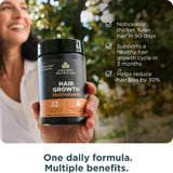 Ancient Nutrition Multivitamínico para el crecimiento del cabello \...