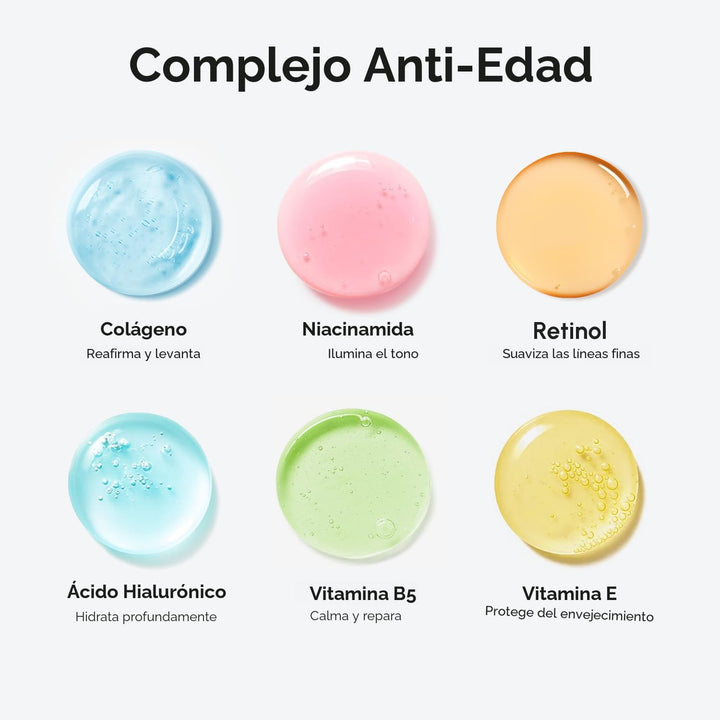 MAREE Crema hidratante facial con retinol para la cara \u2013 Crema...