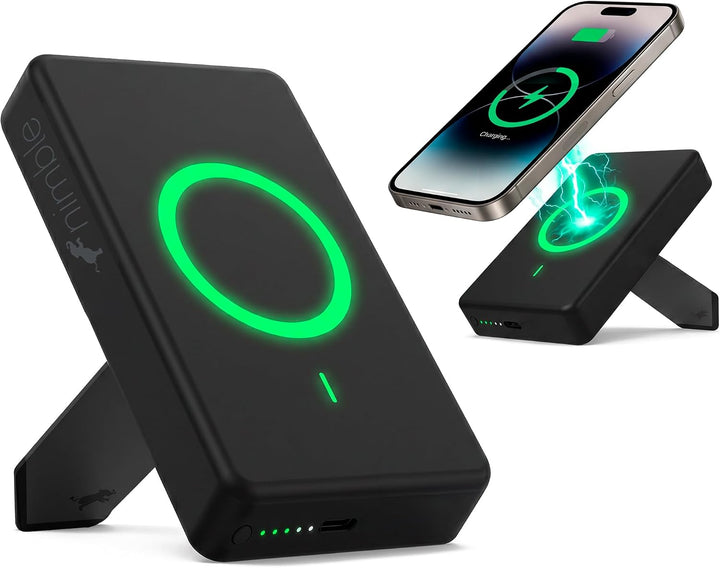Nimble Champ Cargador portátil inalámbrico \u2013 Cargador de energ...