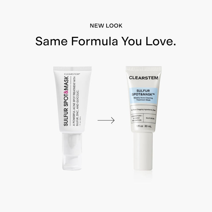 CLEARSTEM SULFUR SPOT&amp;MASK Mascarilla facial para el acné - Mas...