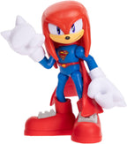 DC X Sonic - Figuras de acción coleccionables a escala de 2.5 pulgadas, nudillos, plateado, rojo, Dr. Eggman, con múltiples puntos de articulación para posar lleno de acción