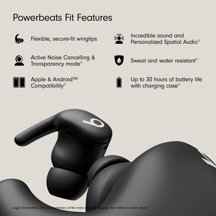Beats PowerBeats Fit - Auriculares inalámbricos de entrenamiento co...