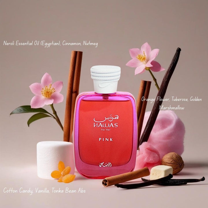 RASASI Hawas Pink para Ella \u2013 Vaporizador de Eau de Parfum 100...