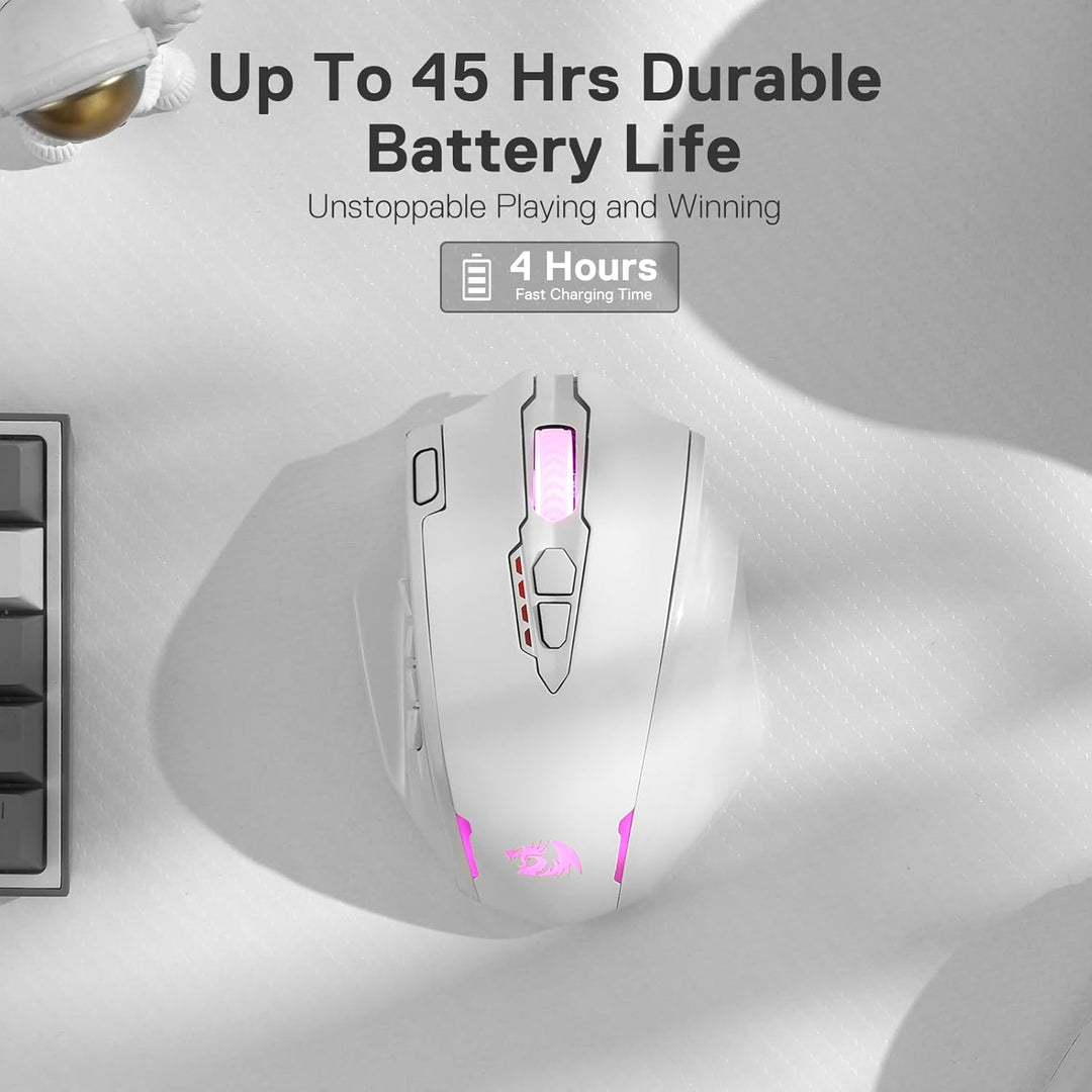 Redragon M913 Impact Elite ratón inalámbrico para juegos, ratón RGB...