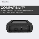 Disco Duro Externo Glyph BlackBox Pro 7200 RPM, USB-C (3.1, Gen2) (...