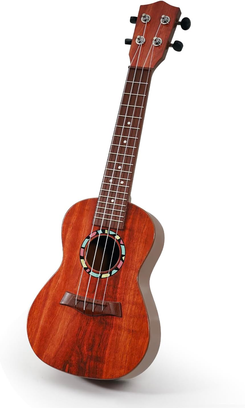 Ukelele de 21 pulgadas para niños y niñas de 3, 4, 5, 6, 7 años