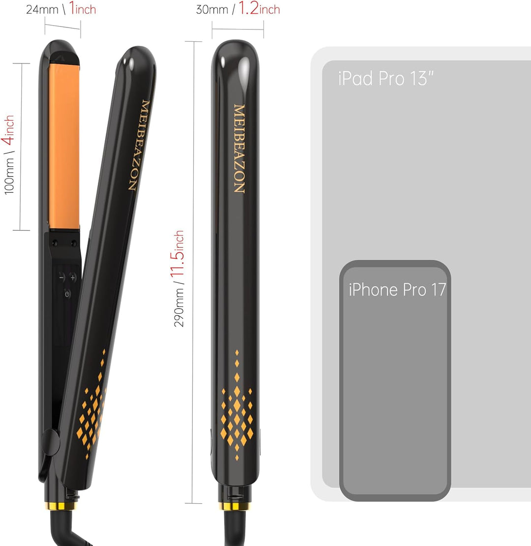 Plancha de pelo y rizador \u2013 Plancha profesional para secar con...