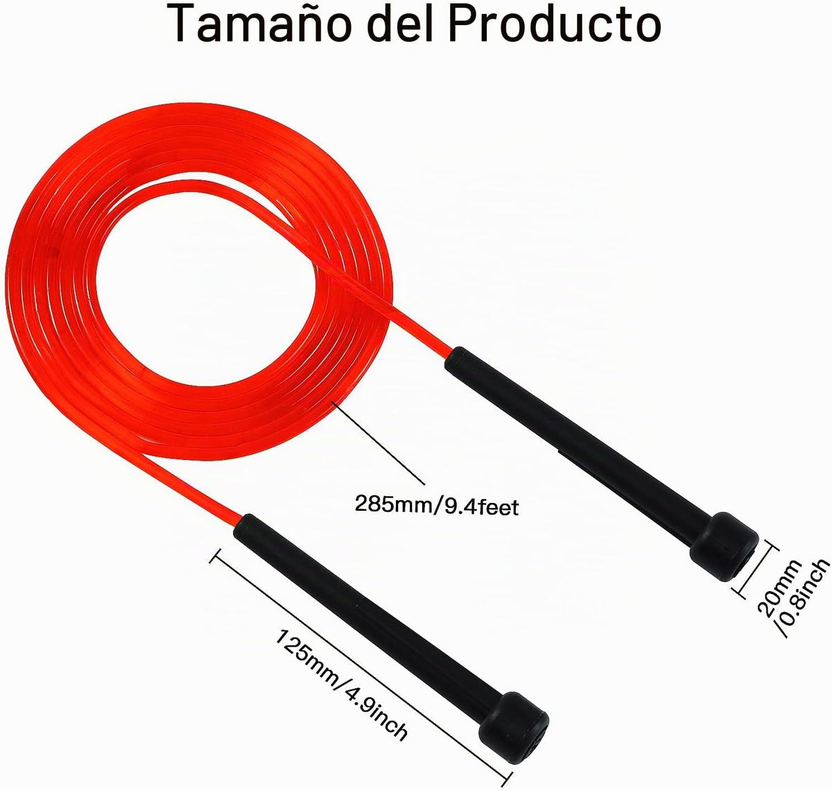 Paquete de 10 cuerdas de saltar de PVC para entrenamiento aeróbico - Cuerda de saltar ajustable versátil para mujeres, hombres y niños, cuerda de saltar de velocidad para ejercicio, 9 pies