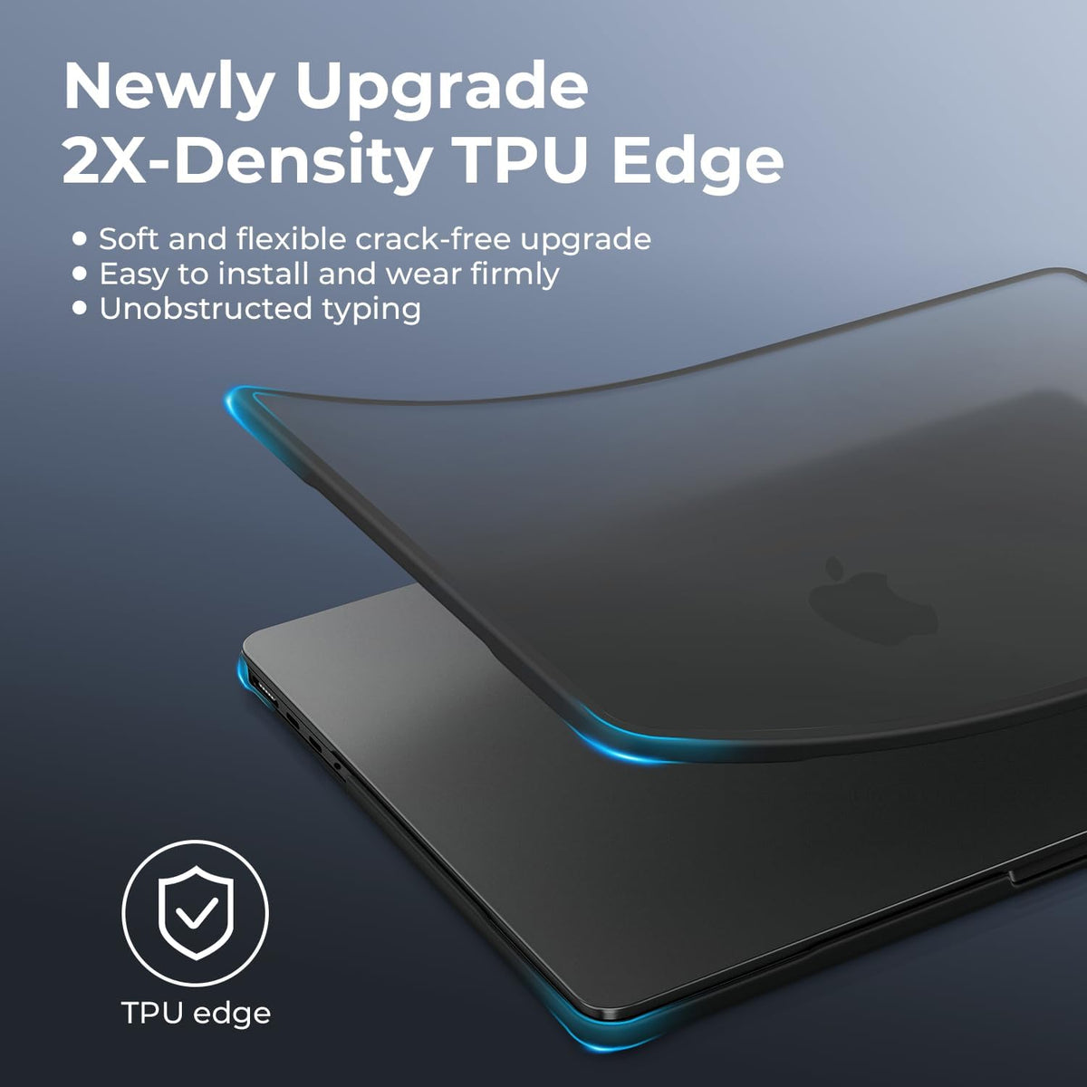 BlueSwan Funda antigrietas para MacBook Pro de 13 pulgadas M2 M1 20...