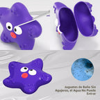 Juguete de baño para bebés sin moho para niños de 1 a 3 años con diseño