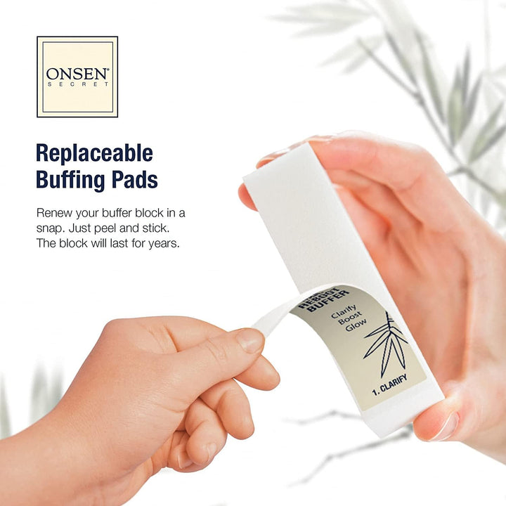Onsen Secret Essential Kit de reinicio de uñas con crema de rescate...
