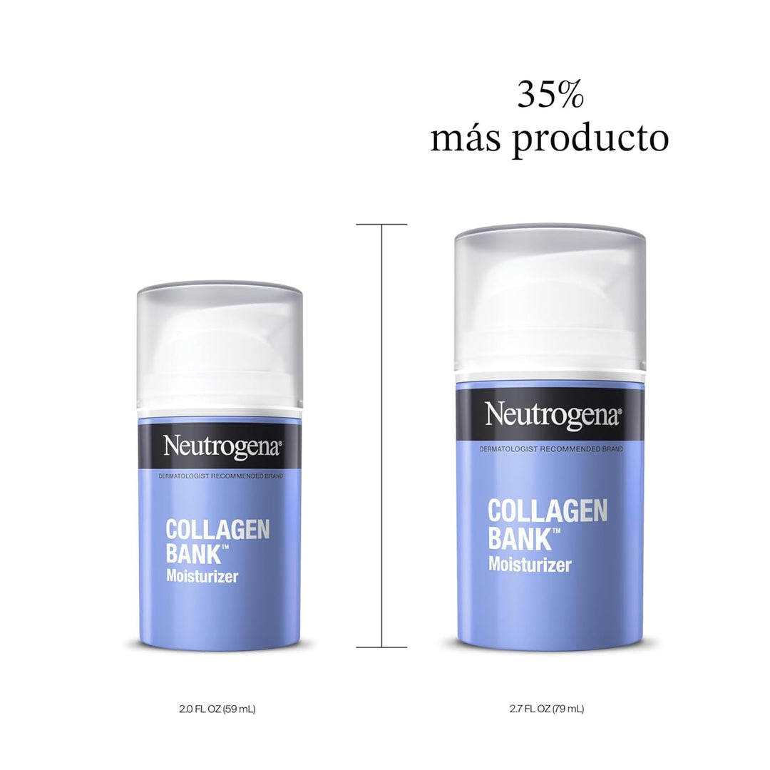 Neutrogena Collagen Bank - Crema hidratante facial, tamaño grande,...