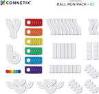 CONNETIX Paquete de juego de bolas de arcoíris con azulejos magnéticos, 92 piezas