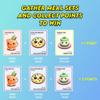 Juego de cartas de comida asiática | Juego de estrategia familiar para adultos, adolescentes y niños | A partir de 7 años | 2-6 jugadores | Tiempo de juego promedio de 10 a 30