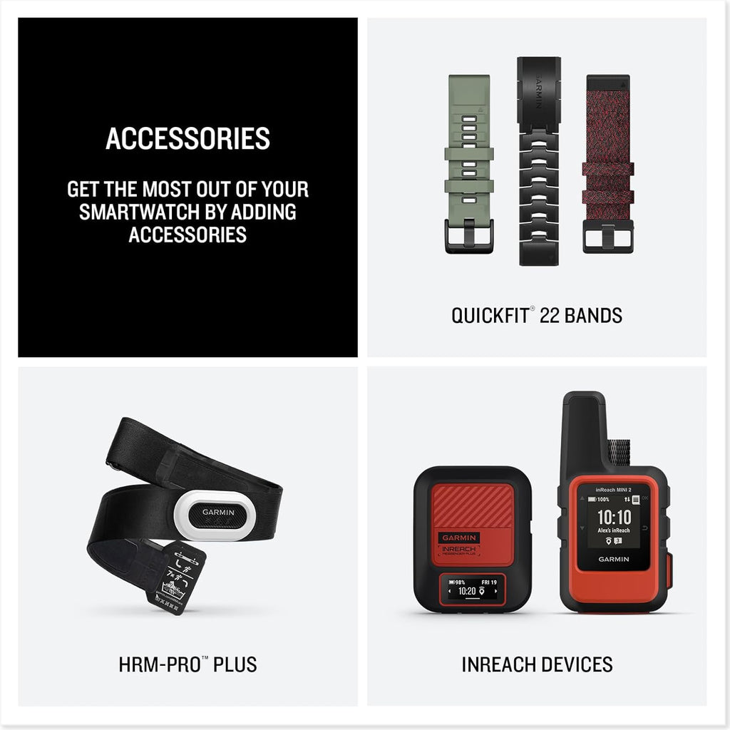 Garmin Instinct® 3 Edición Táctica, 50mm, Pantalla Cargada Solar, Reloj Inteligente GPS Resistente para Exteriores