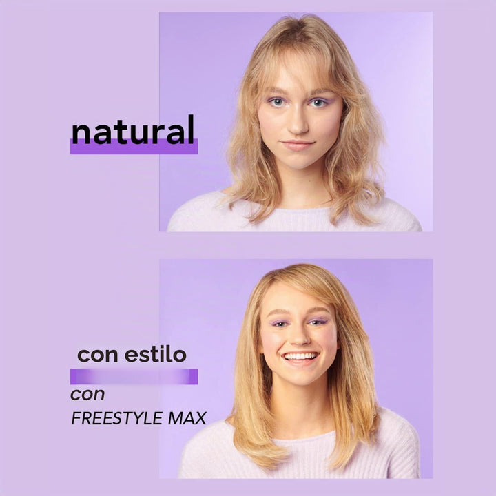 Instyler Freestyle Max - Cepillo redondo calentado con plancha alis...